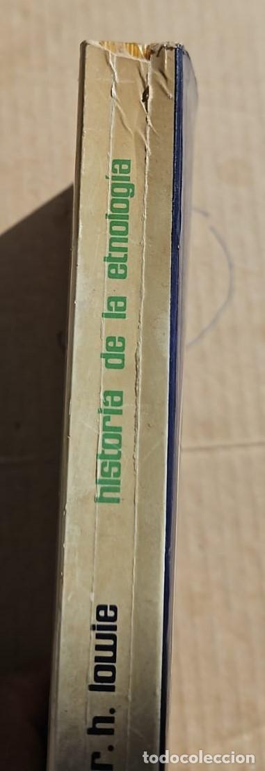 Libros: Historia de la etnolog&iacute;a - R. H. Lowie - Foto 4