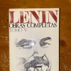 Libros: LENIN. OBRAS COMPLETAS. TOMO V