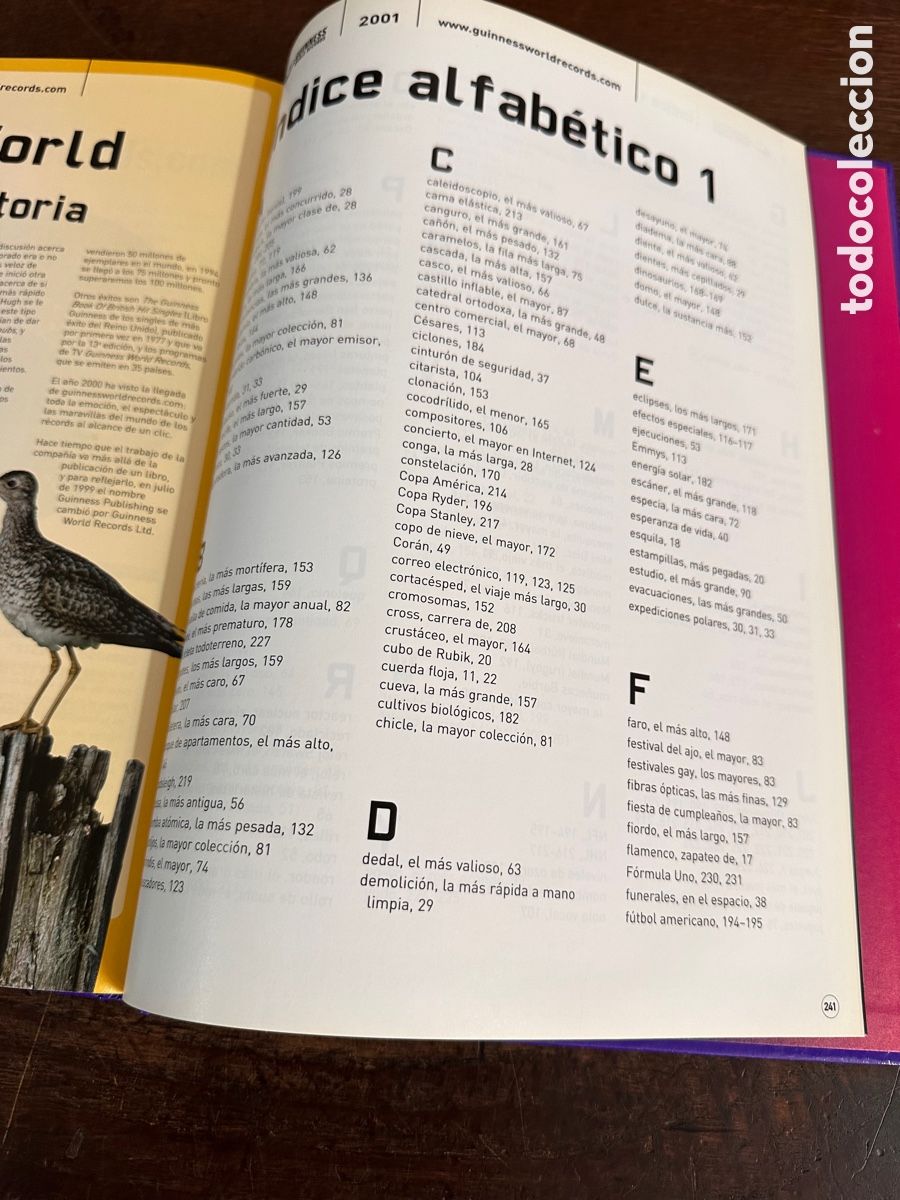Libros: LIBRO GUINNESS DE LOS R&Eacute;CORDS 2001 / GUINNESS WORLD R&Eacute;CORDS - Foto 7