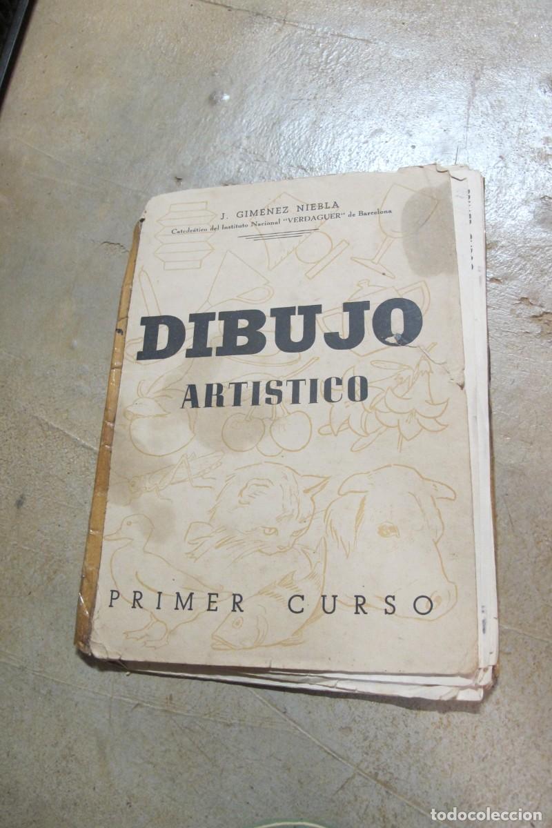 Libri di seconda mano: DIBUJO ARTISTICO PRIMER CURSO, SEGUNDO . J. GIMENEZ NIEBLA