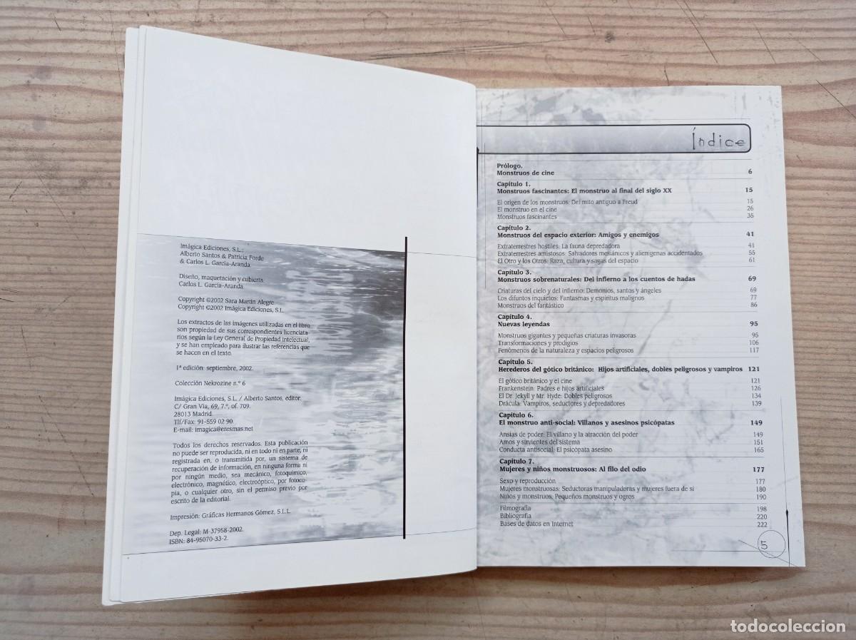 Libros: Monstruos Al Final Del Milenio - Sara Martin - 2002 - Foto 2