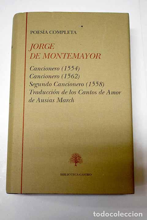 Libros: Poes&iacute;a completa.- Montemayor, Jorge de - Foto 1