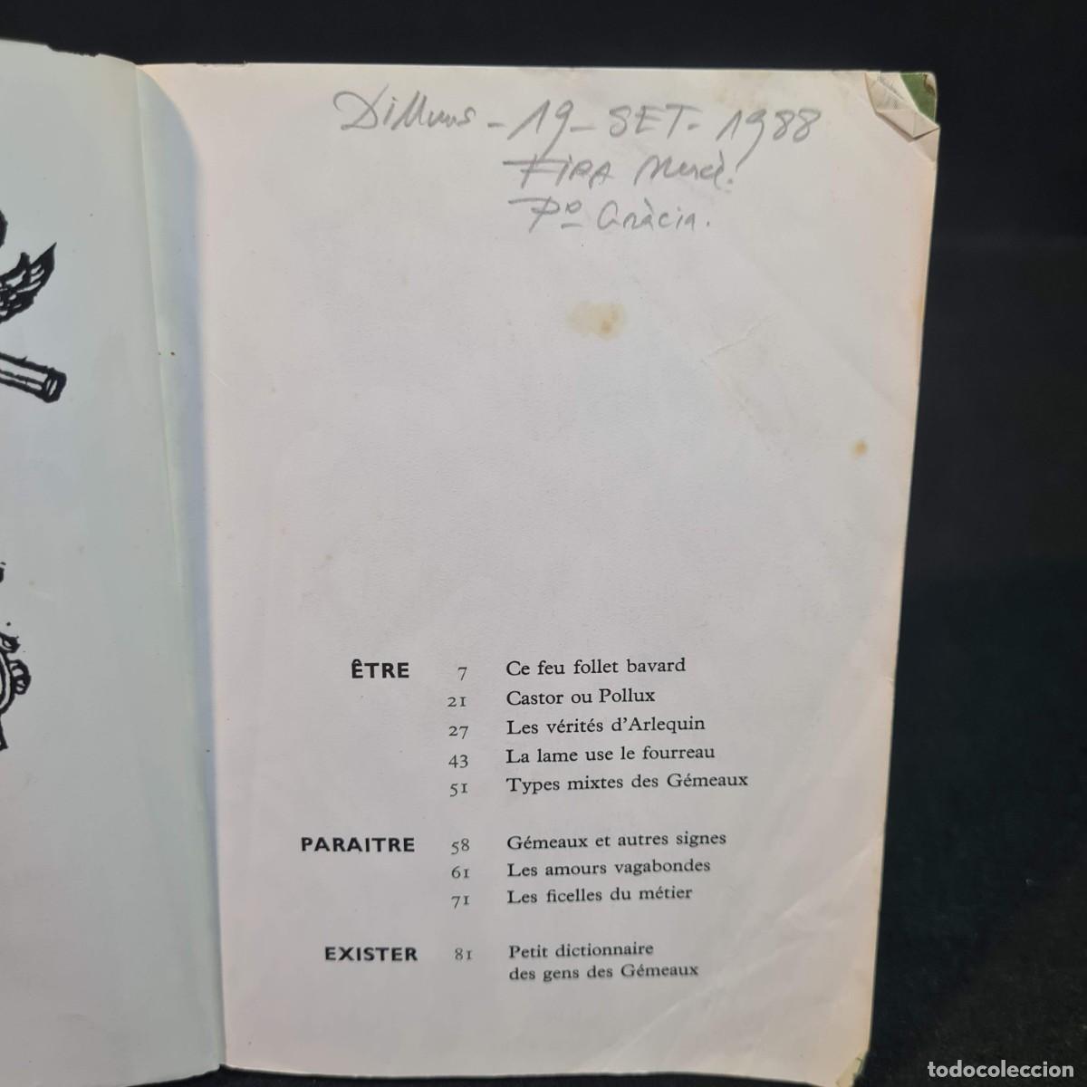 Libros: GEMEAUX - ZODIAQUE/SEUIL - ANDR&Eacute; BARBAULT - 1957 / 28.251 - Foto 5
