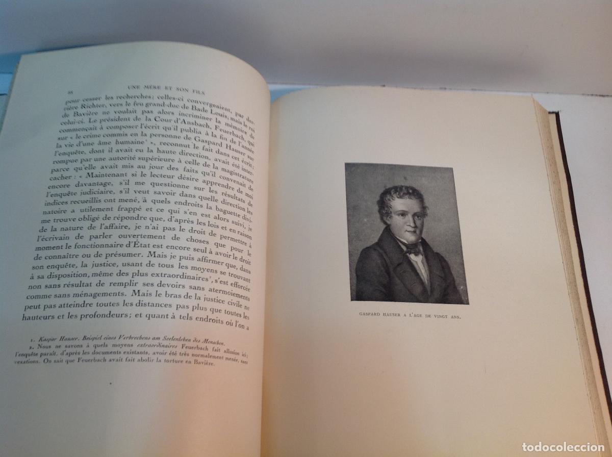 Libros: UNE MERE ET SON FILS BAPST EDMOND 1933 - Foto 3