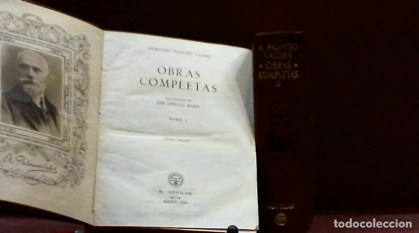 Libros: OBRAS COMPLETAS PALACIO VALDES ARMANDO 1948 - Foto 3