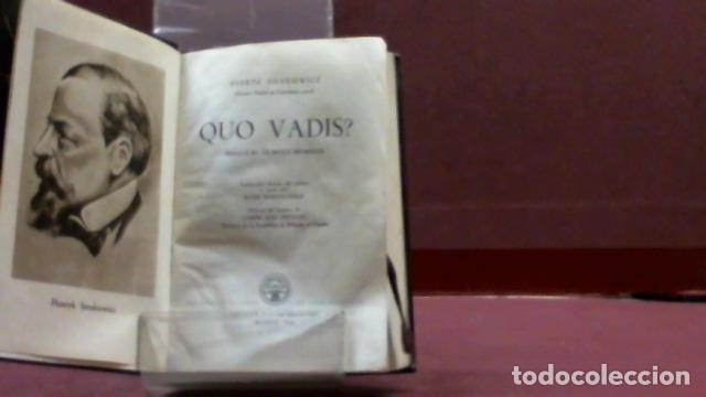 Libros: QUO VADIS ? SIENKIEWICZ HENRYK 1954 - Foto 2