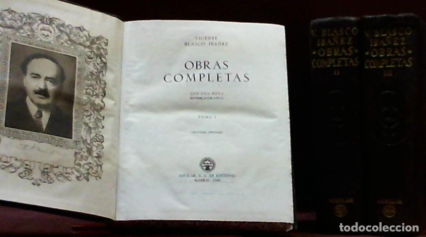 Libros: OBRAS COMPLETAS BLASCO IBA&Ntilde;EZ, VICENTE 1949 - Foto 3