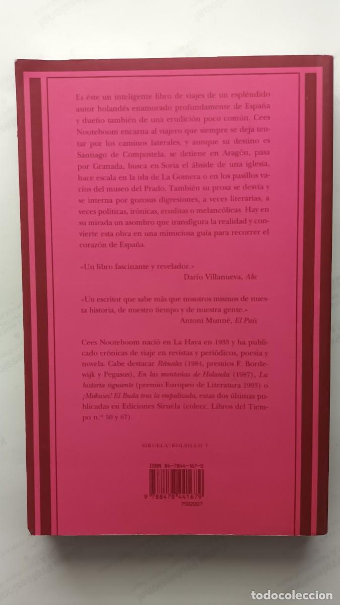 Libros: EL DESV&Iacute;O A SANTIAGO - CEES NOOTEBOOM -(Ediciones Siruela. 1998) - Foto 2