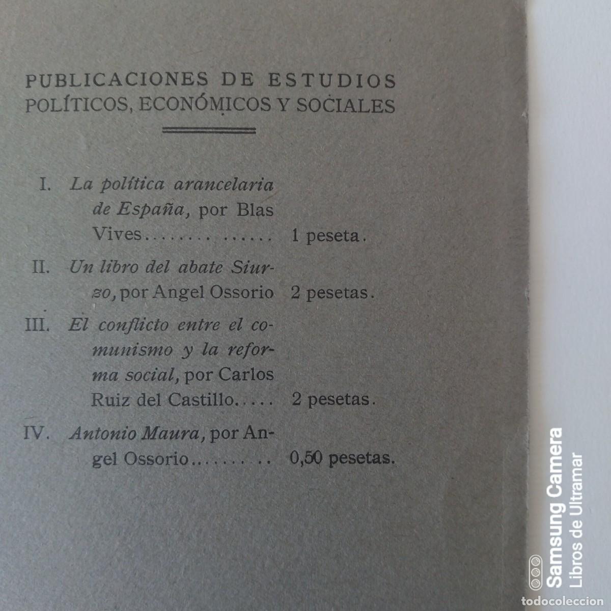 Libros: Antonio Maura. - Ossorio, &Aacute;ngel. - Foto 3