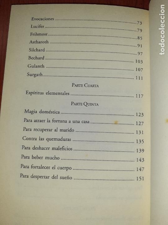Libros: EL GRIMORIO DEL PAPA HONORIO � MAGIA - ANONIMO - Foto 4