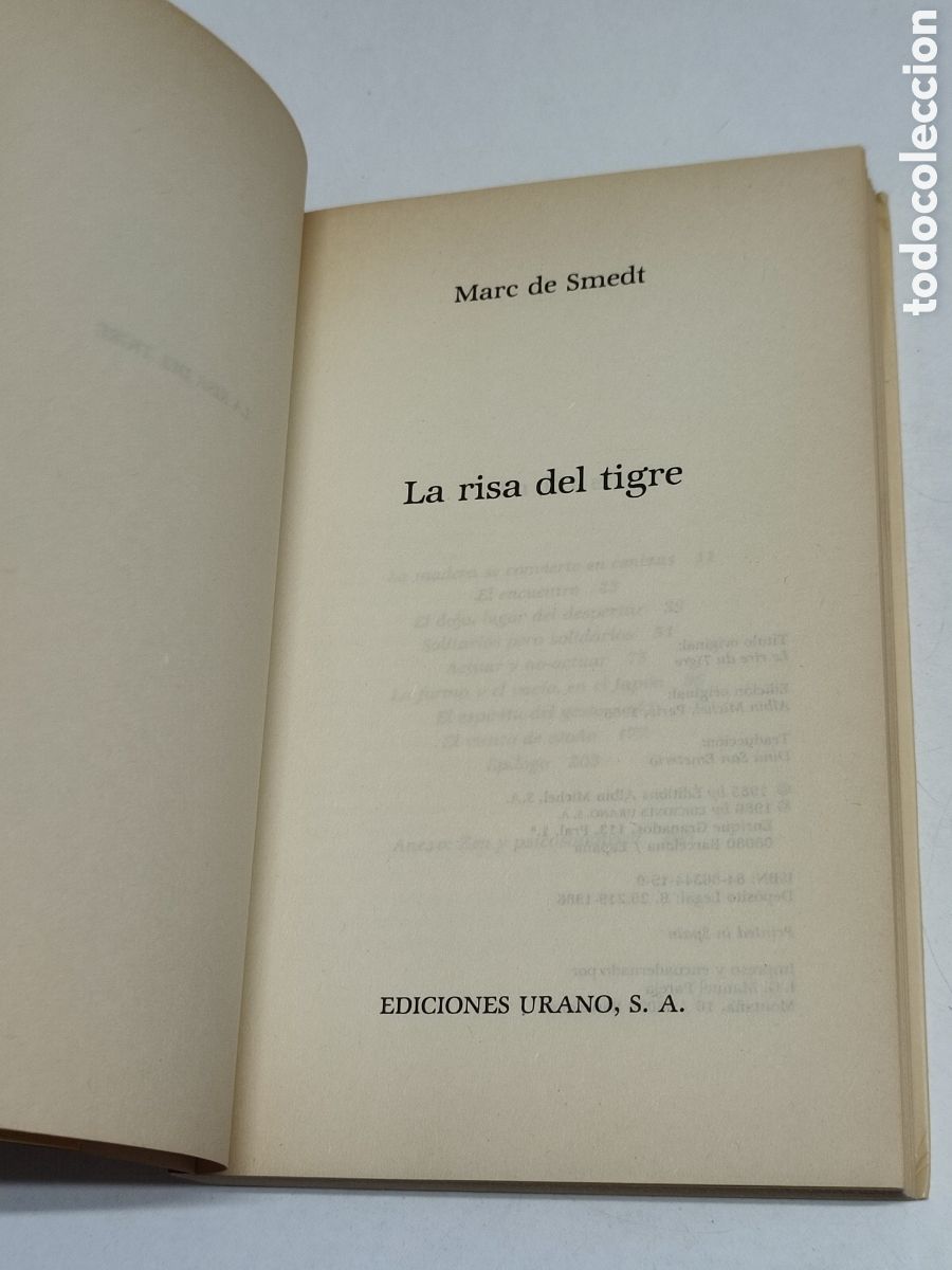 Libros: La risa del tigre Marc de Smedt - Foto 3