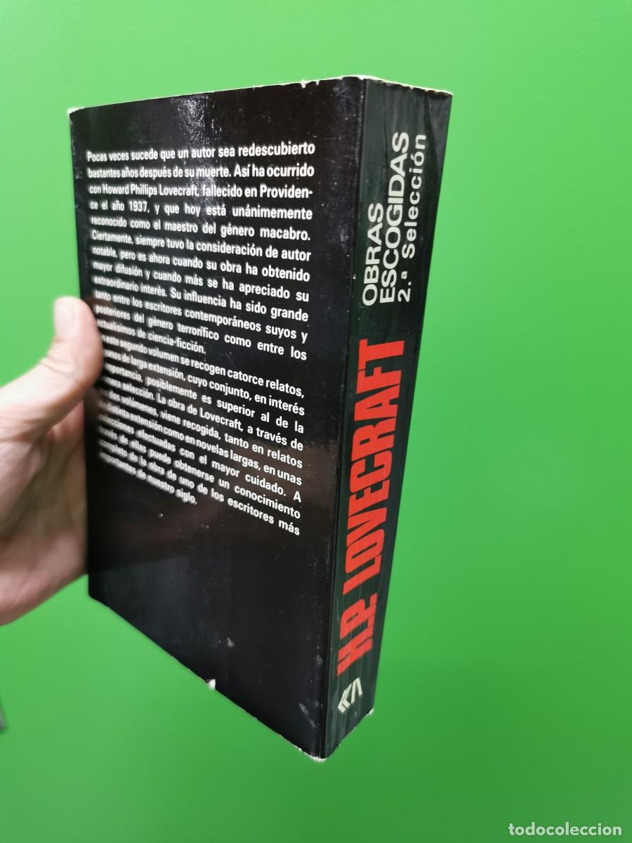 Libros: TIEMBLE DE TERROR CON H.P. LOVECRAFT. 2&ordf; SELECCI&Oacute;N. EDICIONES ACERVO. - Foto 2