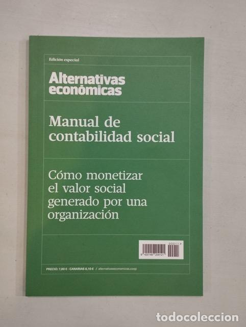 Libros: Alternativas econ&oacute;micas. Manual de contabilidad social