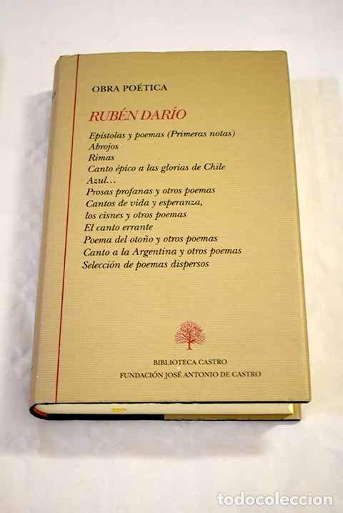 Libros: Obra po&eacute;tica.- Dar&iacute;o, Rub&eacute;n - Foto 1