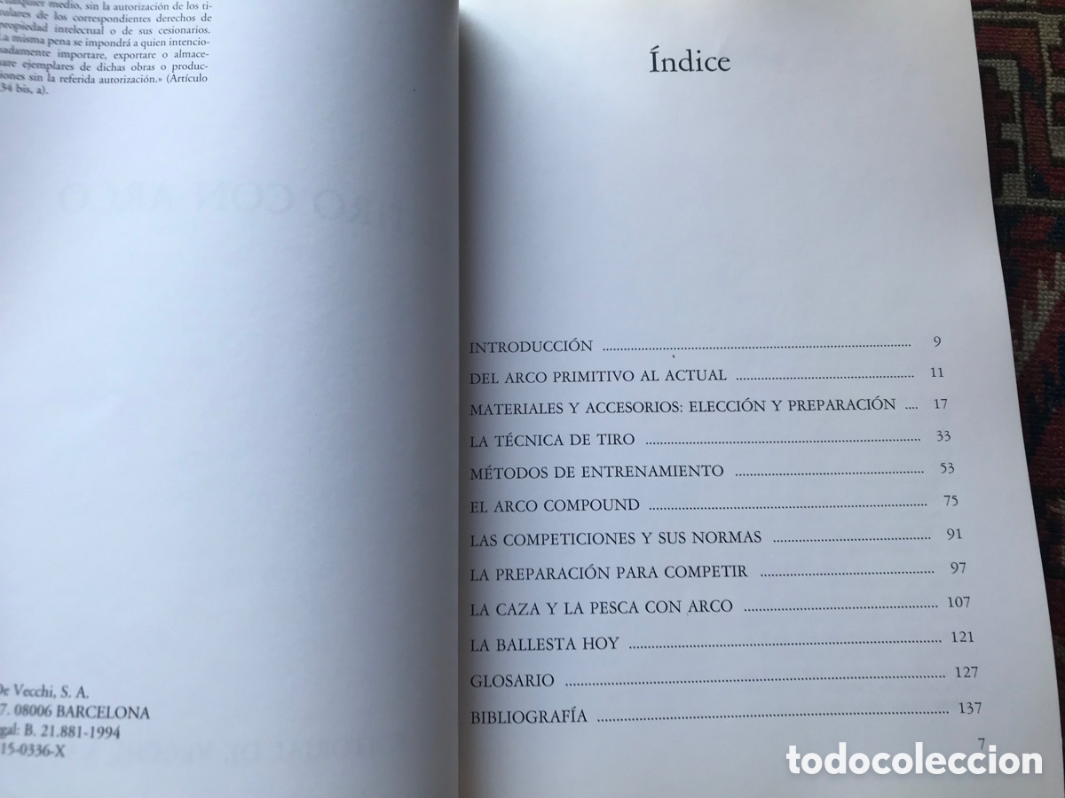 Libros: El tiro con arco. Edoardo Sfogliarini. Editorial De Vecchi. - Foto 4