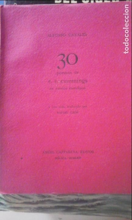 Libros: 30 POEMAS DE E. E. CUMMINGS en versi&oacute;n castellana (M&aacute;laga, 1964) - E. E. Cummings/ Alfonso Canales - Foto 1