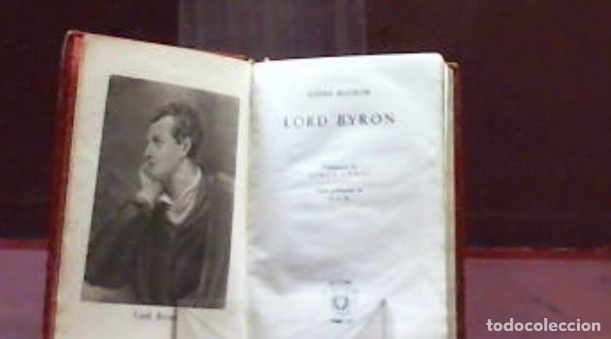 Libros: LORD BYRON MAUROIS ANDRE 1946 - Foto 3