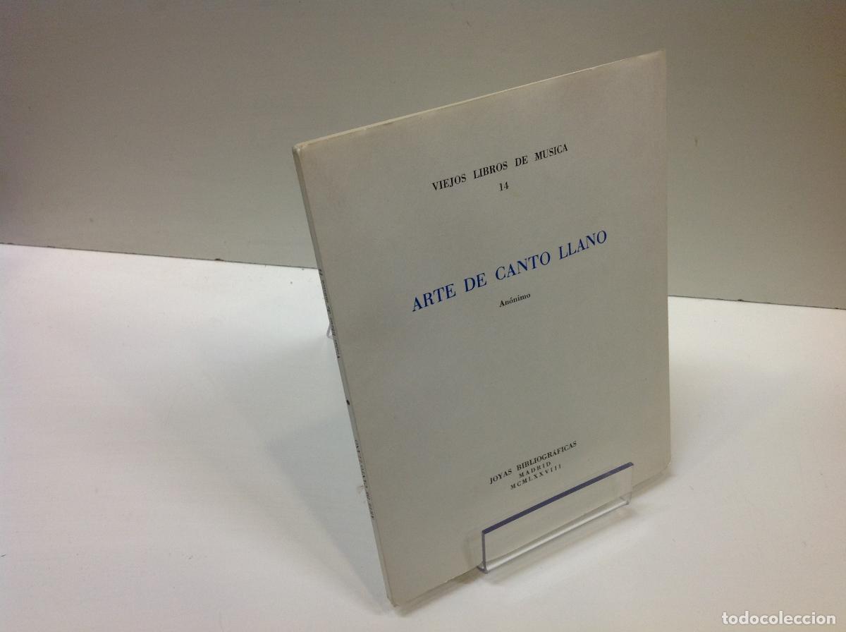 Libros: ARTE DE CANTO LLANO 1978 - Foto 1