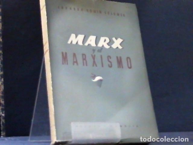 Libros: MARX Y EL MARXISMO COMIN COLOMER EDUARDO 1949 - Foto 1