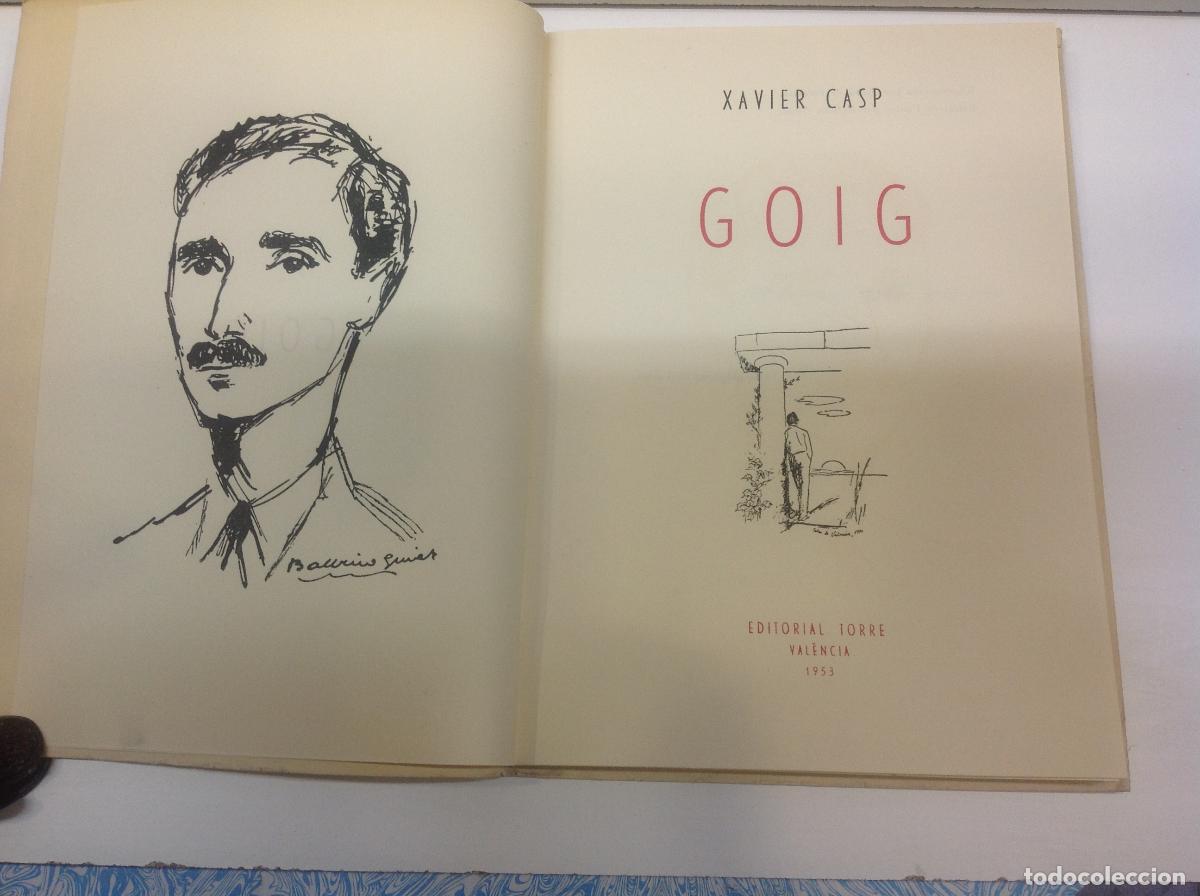 Libros: GOIG CASP XAVIER 1953 - Foto 2