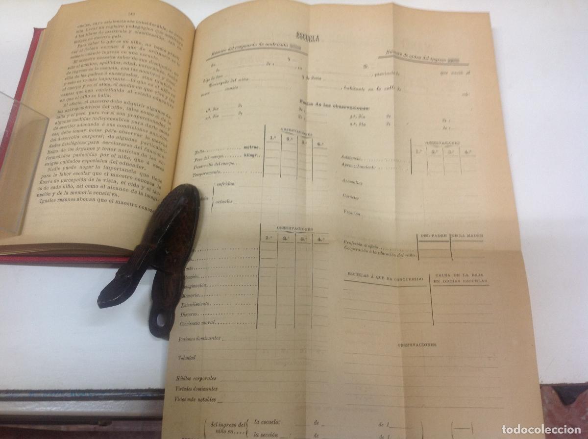 Libros: TRATADO ELEMENTAL DE PEDAGOGIA BLANCO Y SANCHEZ RUFINO 1901 - Foto 2