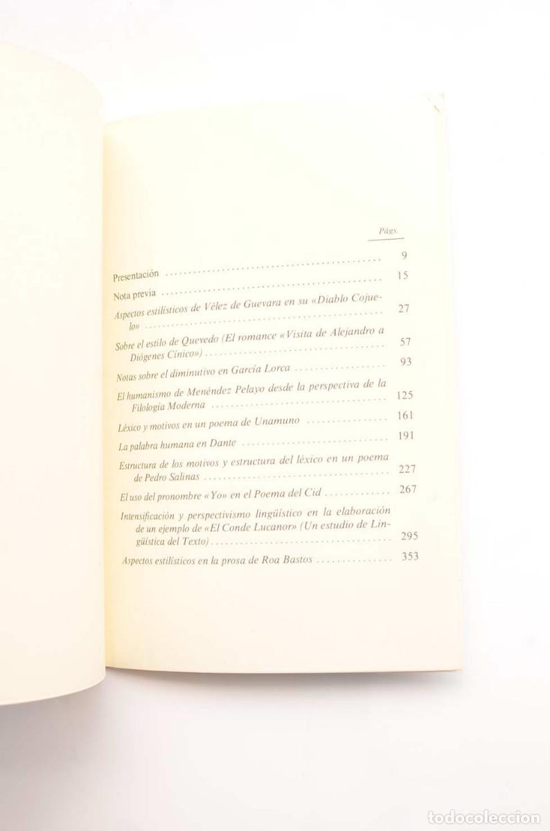 Libros: Estudios de estil&iacute;stica textual - MU&Ntilde;OZ CORT&Eacute;S, Manuel - Foto 3