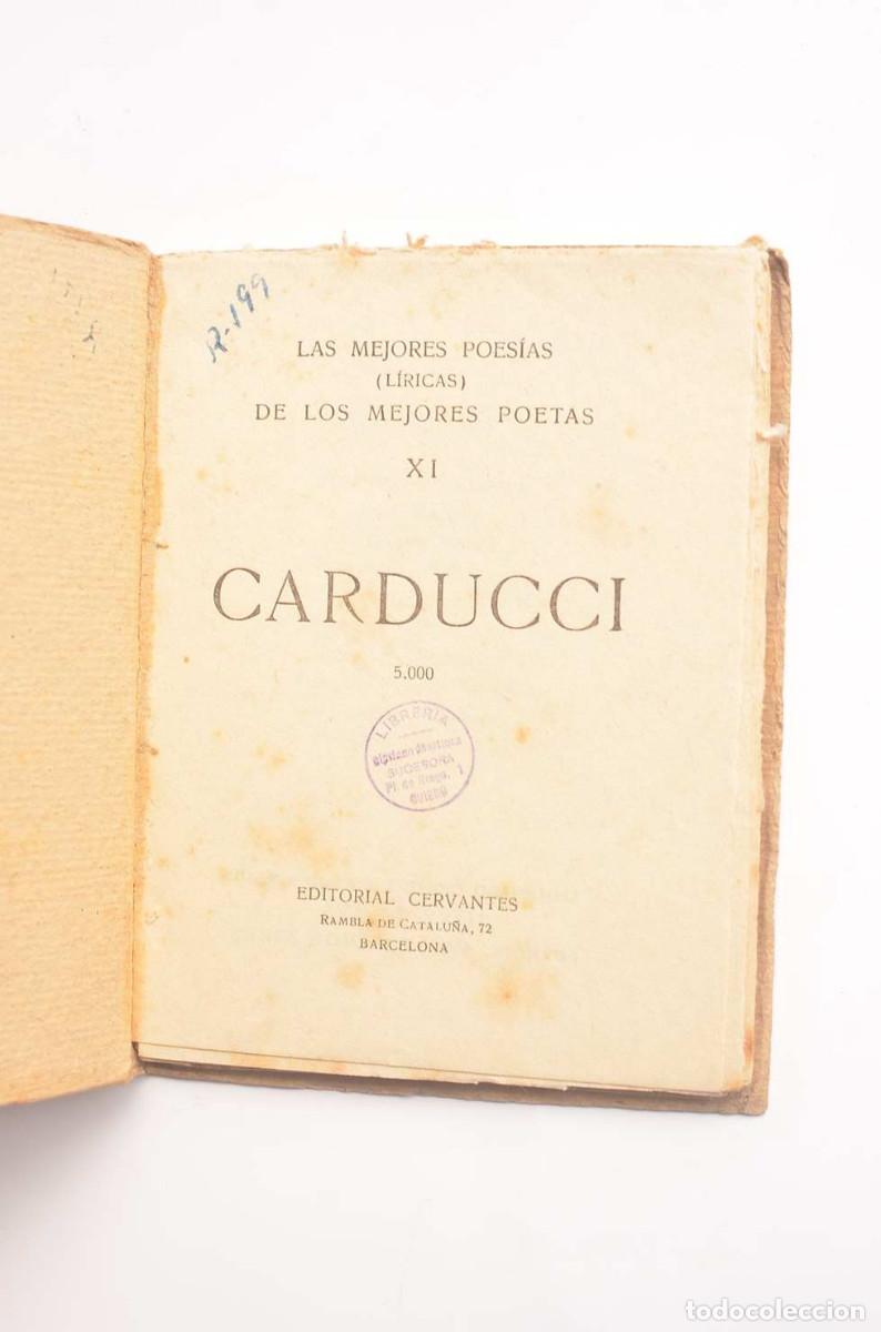 Libros: Carducci - CARDUCCI, Giosu&eacute; - Foto 2