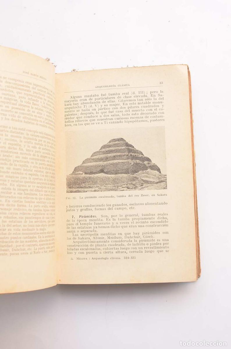 Libros: Arqueolog&iacute;a cl&aacute;sica - M&Eacute;LIDA, Jos&eacute; Ram&oacute;n - Foto 4