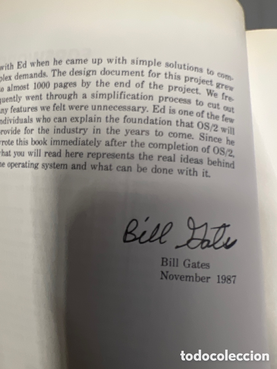 Libros: T2/A1/61. Os/2 Programmers Guide Tapa blanda. FOREWORD BY BILL GATES - Foto 4