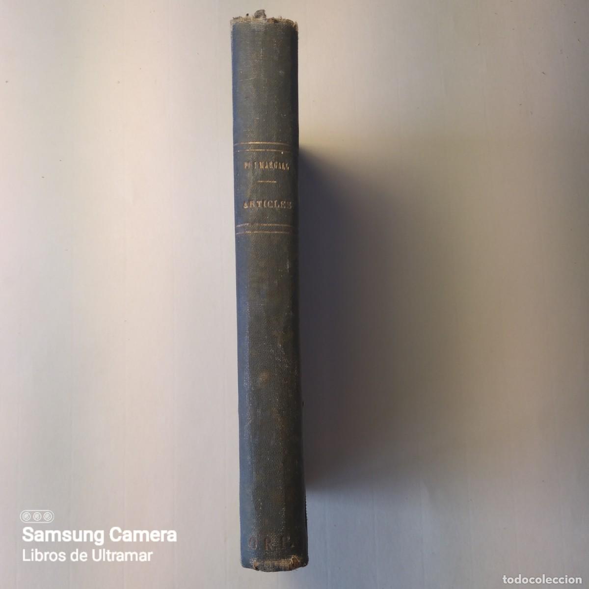 Libros: Articles. Proleg den Gabriel Alomar. - PI Y MARGALL, Francisco. - Foto 4
