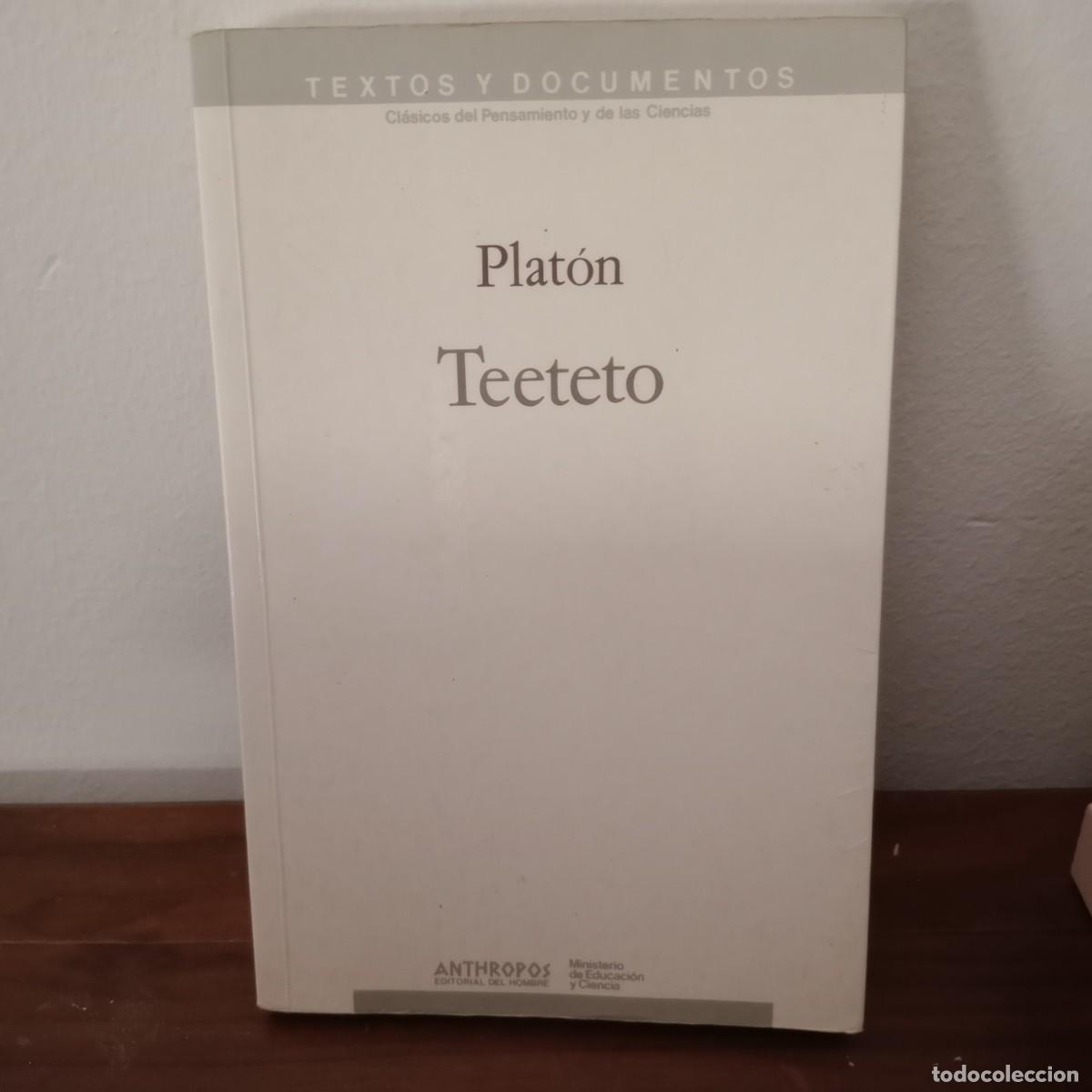 Libros: TEETETO O SOBRE LA CIENCIA (Spanish Edition) - Platon - Foto 1