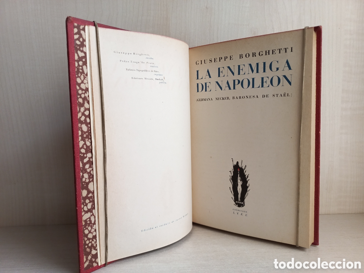 Libros: La enemiga de Napole&oacute;n. Giuseppe Borghetti. Ediciones Morata, 1943. Ilustrado. - Foto 5