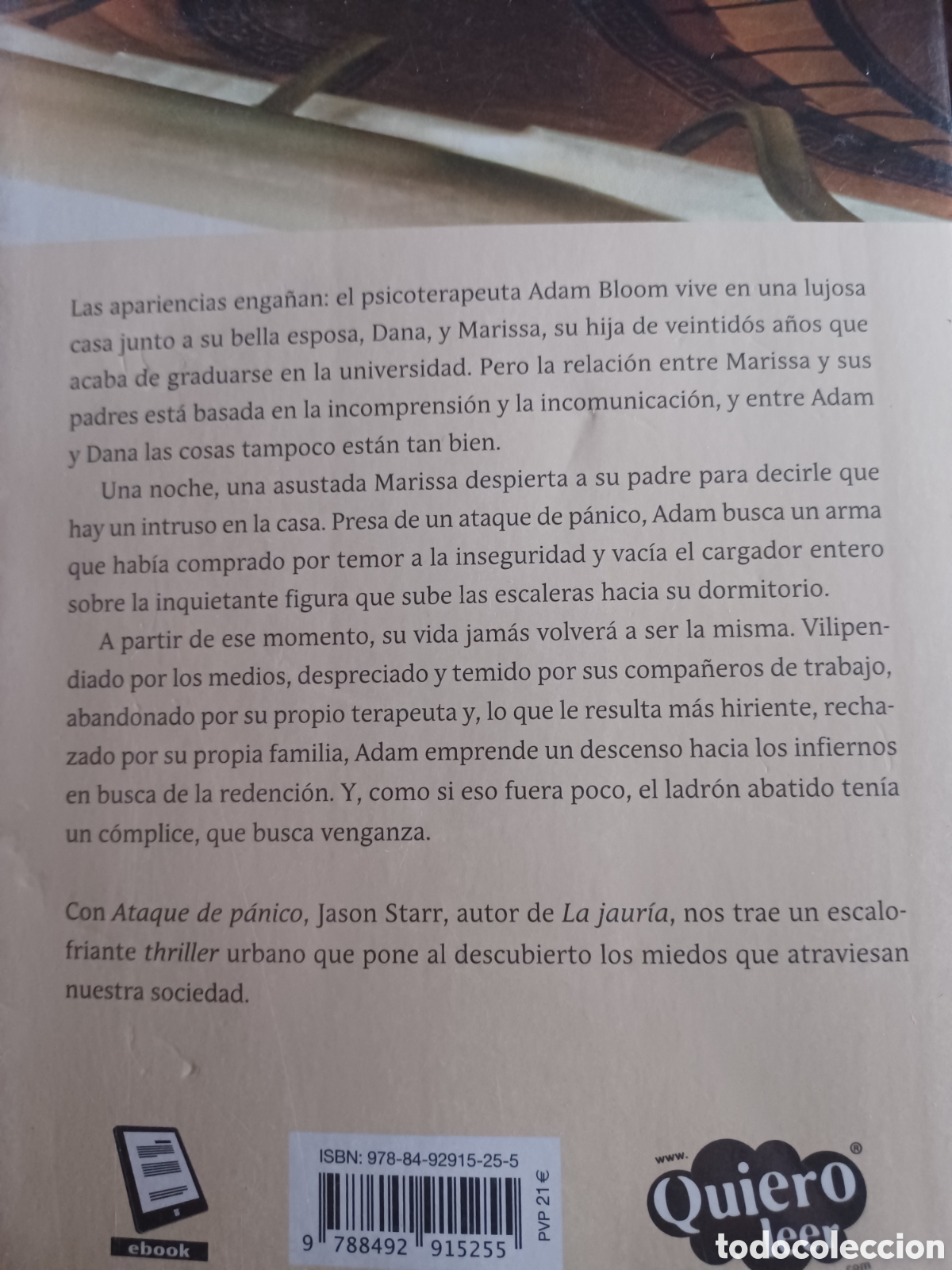 Libros: Barybook 252. Ataque de p&aacute;nico Jason starr edita umbriel - Foto 2