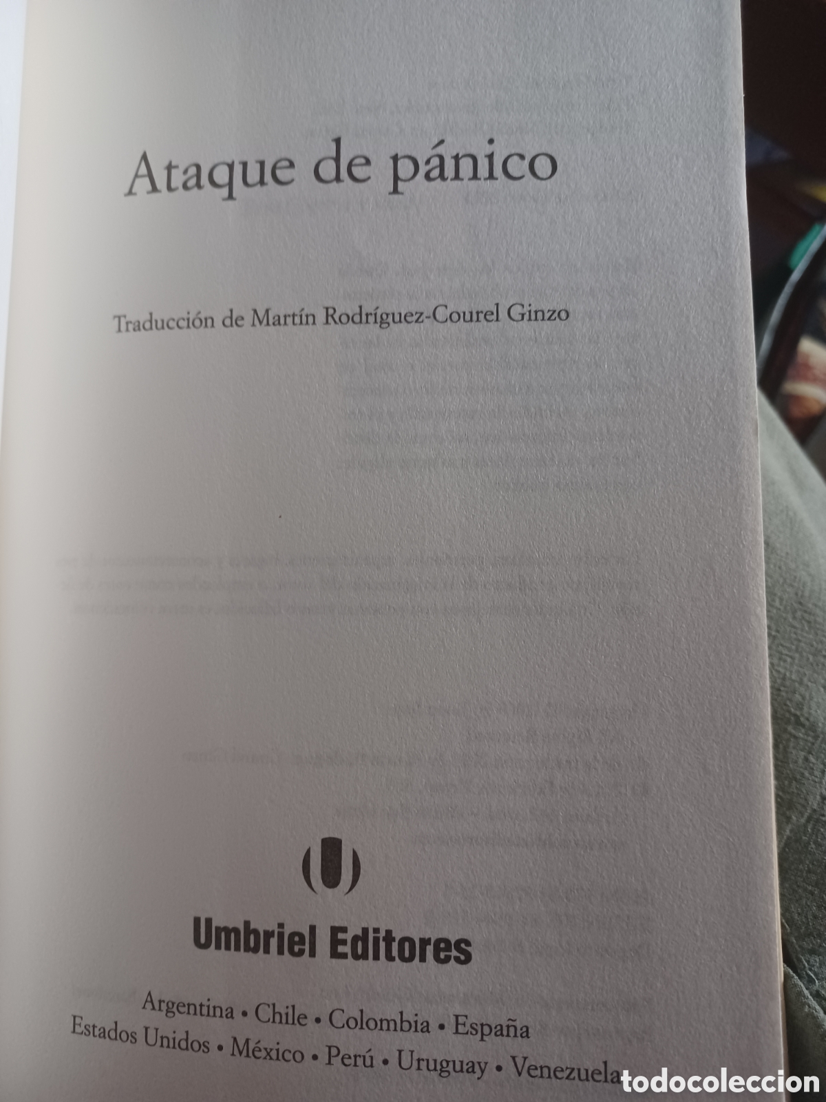 Libros: Barybook 252. Ataque de p&aacute;nico Jason starr edita umbriel - Foto 3