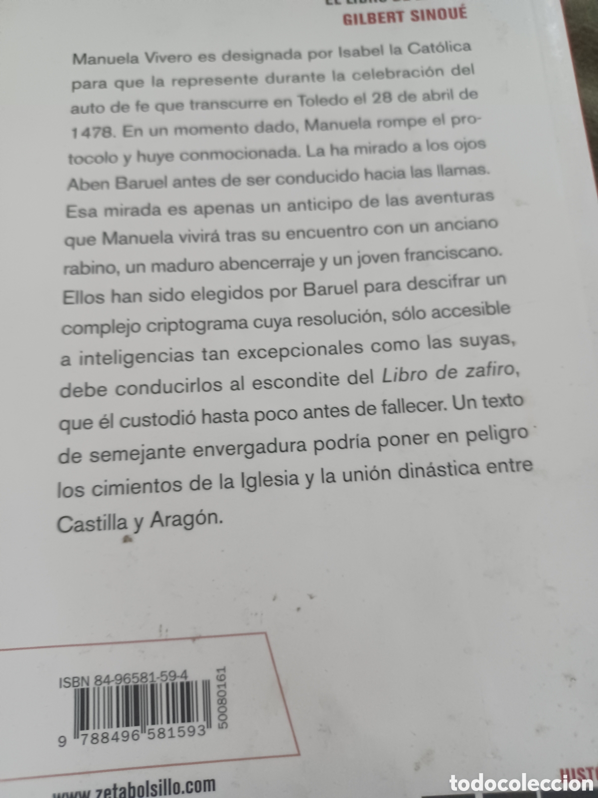 Libros: Barybook 252. . El libro de zafiro Gilbert sinoue Zeta de bolsillo - Foto 2