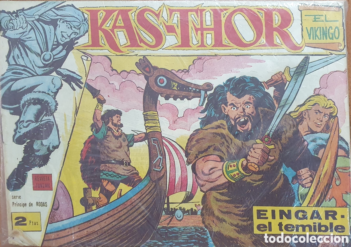 Libros: Kas-Thor El Vikingo - 62 N&uacute;meros - Original Completa - VV. AA. - Foto 1
