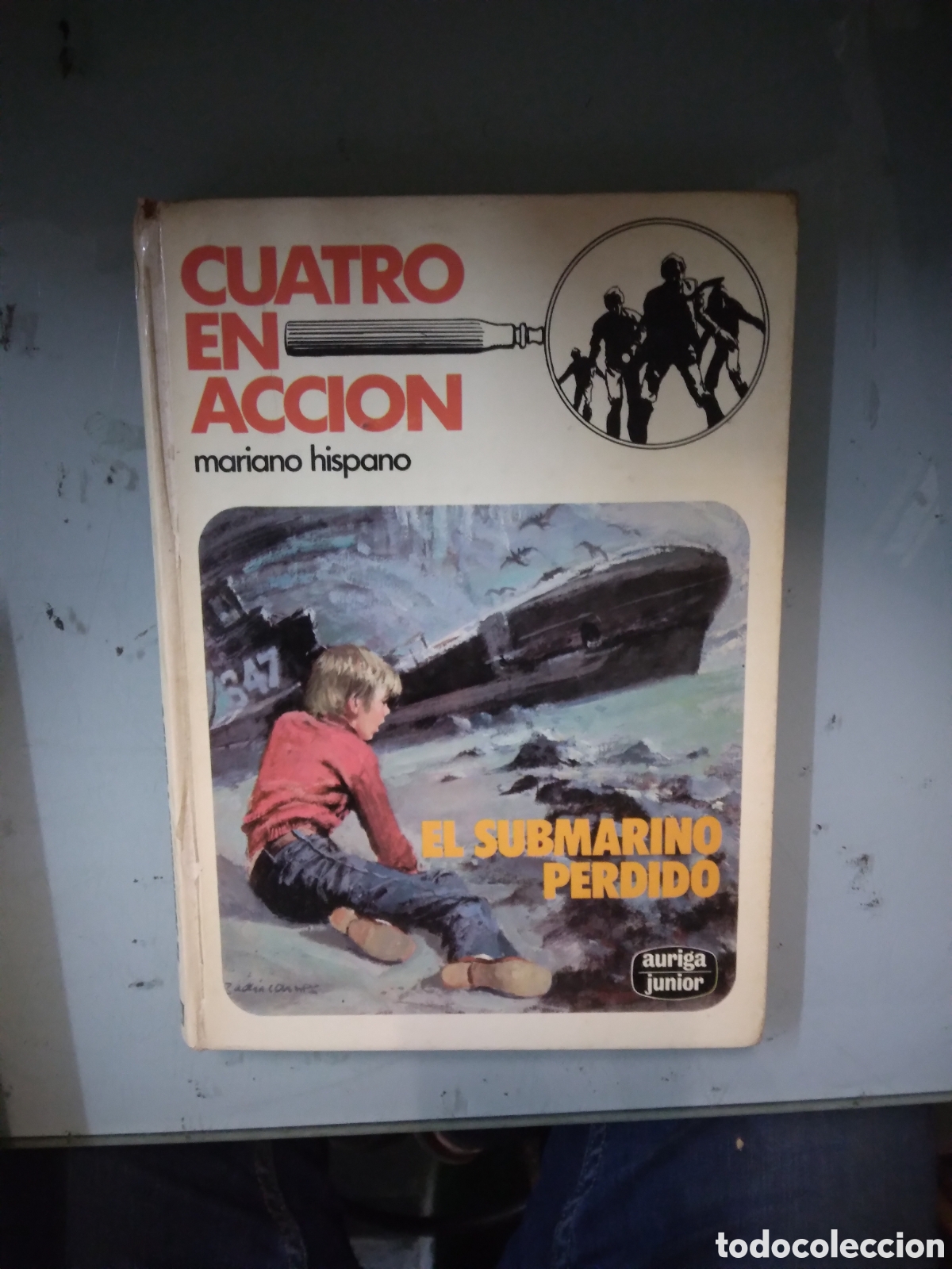 Libros: Cuatro en acci&oacute;n, El submarino perdido, Junior - Foto 1