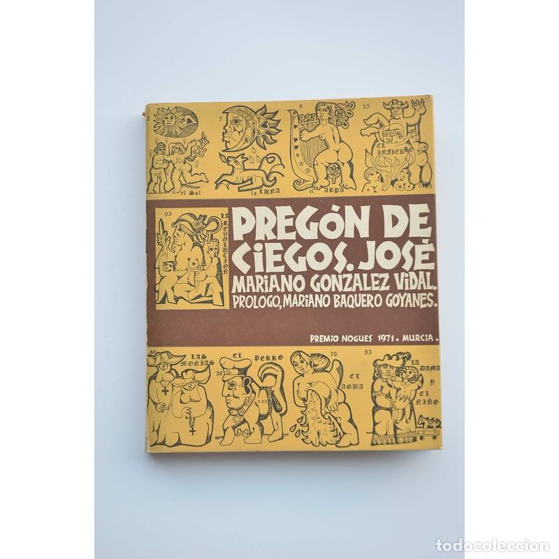 Libros: Preg&oacute;n de ciegos - GONZ&Aacute;LEZ VIDAL, Jos&eacute; Mariano - Foto 1