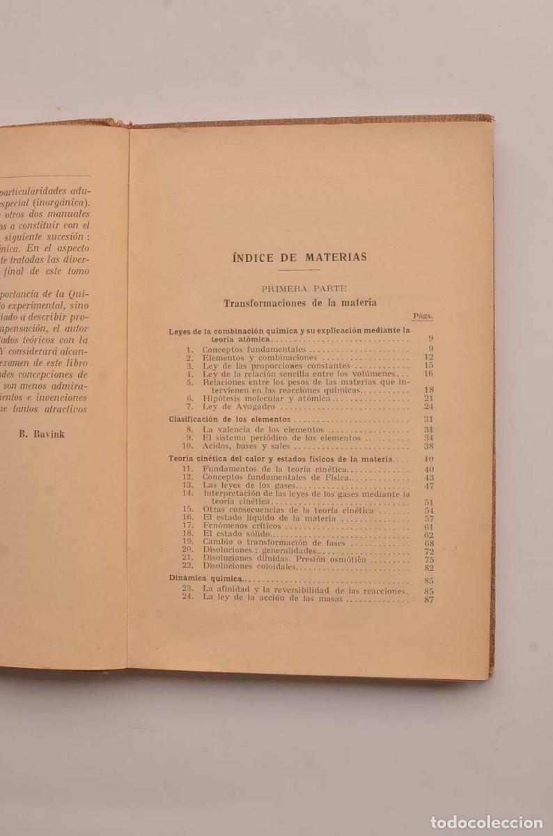 Libros: Introducci&oacute;n a la qu&iacute;mica general - BAVINK, B. - Foto 3