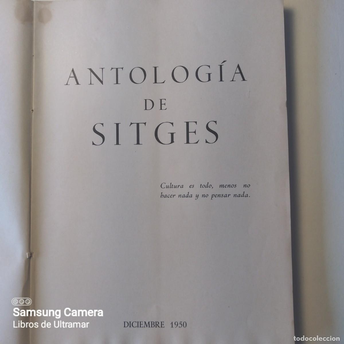 Libros: Antolog&iacute;a de Sitges. Diciembre de 1950. - Foto 2