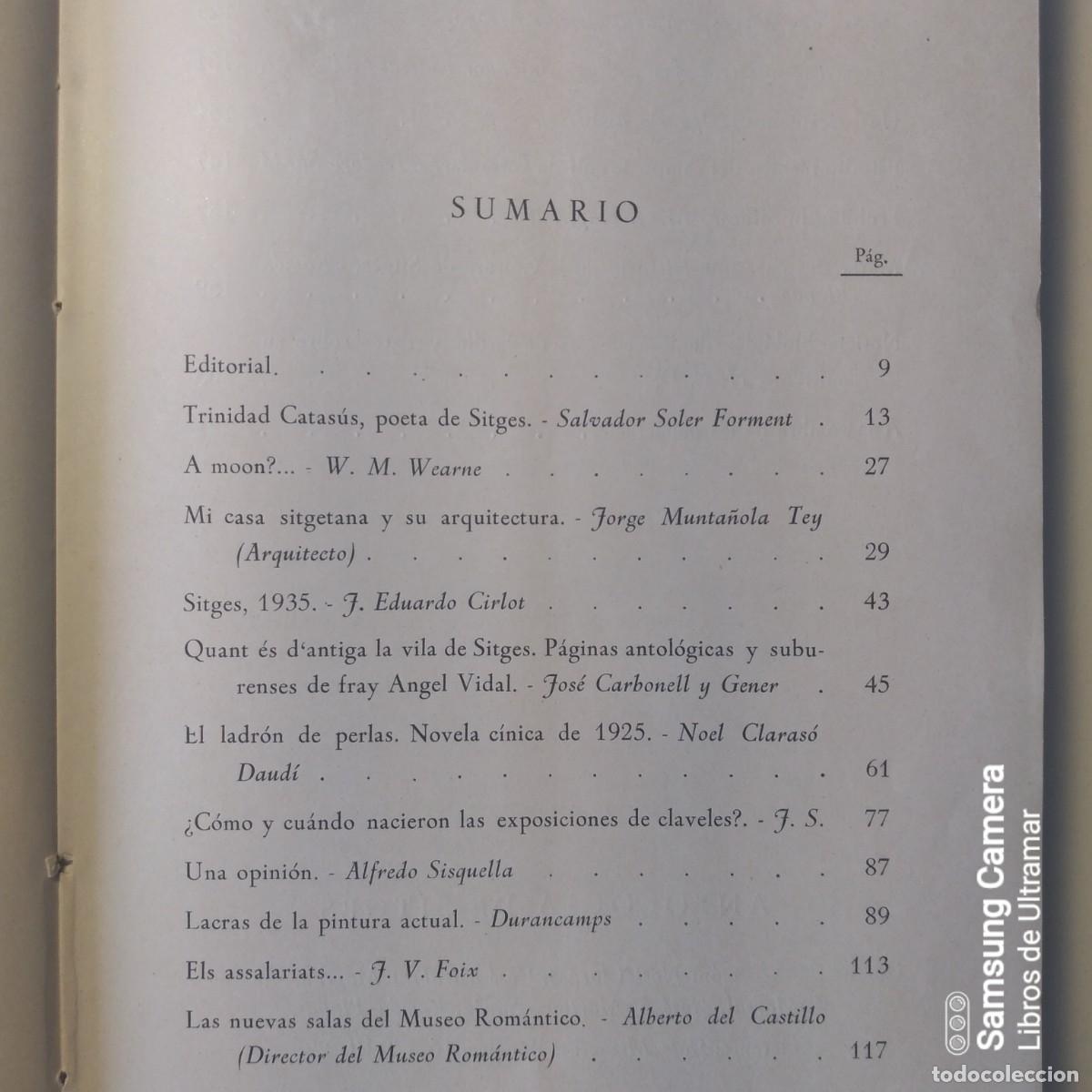Libros: Antolog&iacute;a de Sitges. Diciembre de 1950. - Foto 3
