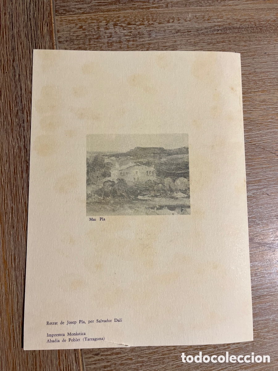 Libros: Recordatorio Funeral Josep Pla - Foto 3