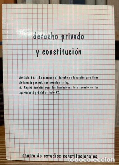 Libros: DERECHO PRIVADO Y CONSTITUCION. A&ntilde;o 4, Num. 8 - Foto 1