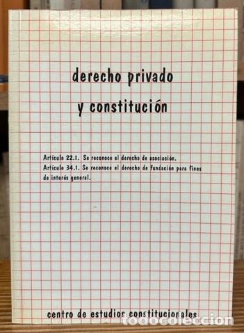 Libros: DERECHO PRIVADO Y CONSTITUCION. A&ntilde;o 4, Num. 9 - Foto 1
