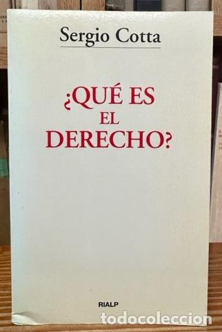 Libros: &iquest;QUE ES EL DERECHO? - COTTA, Sergio - Foto 1