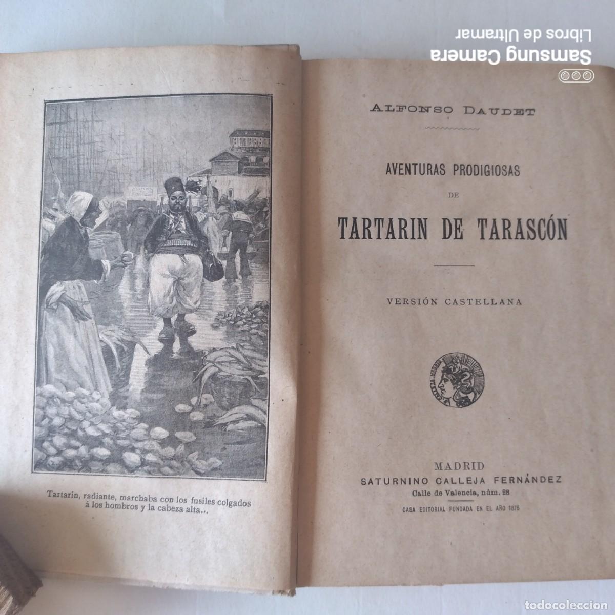 Libros: Aventuras prodigiosas de Tartar&iacute;n de Tarasc&oacute;n. Versi&oacute;n castellana. - Salgari, Emilio. - Foto 2