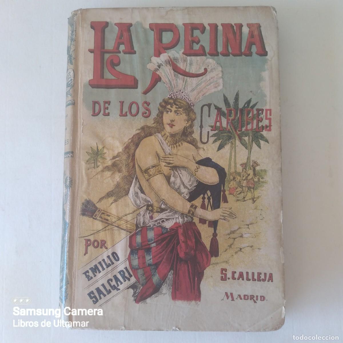 Libros: La reina de los Caribes. Versi&oacute;n castellana. - Salgari, Emilio. - Foto 1