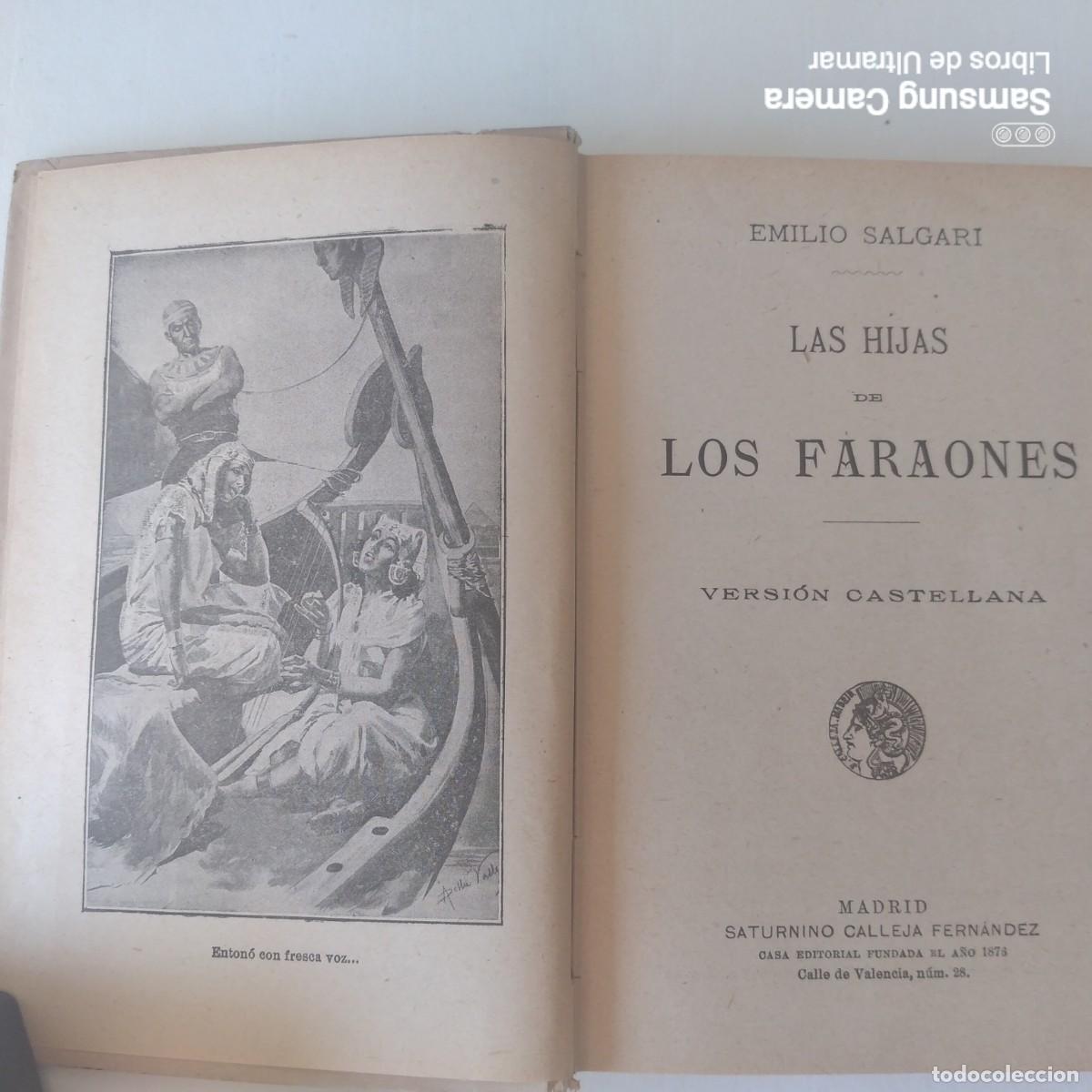 Libros: Las hijas de los faraones. Versi&oacute;n castellana. - Salgari, Emilio. - Foto 2