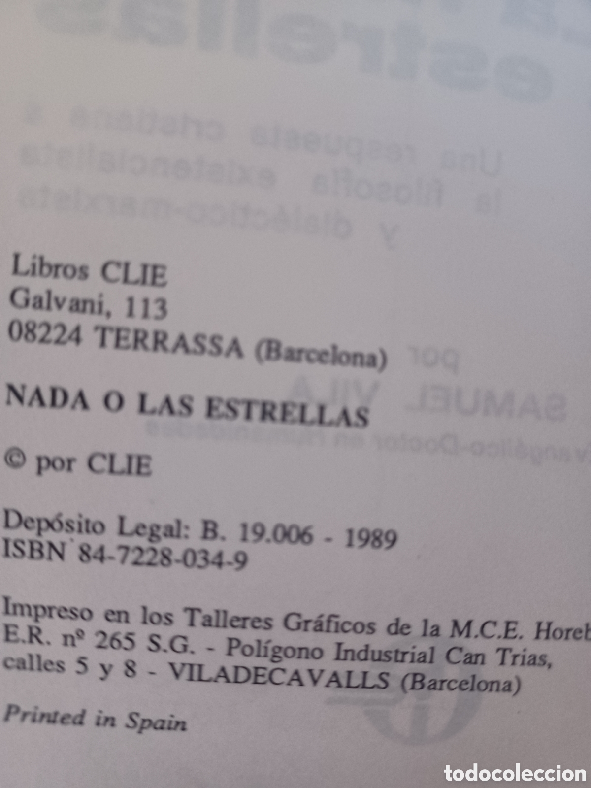 Libros: Barybook 348. . La nada o las estrellas Samuel Vila - Foto 3