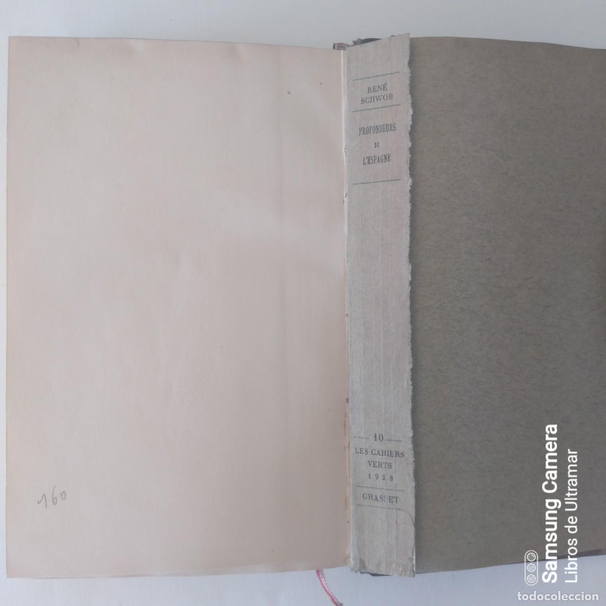 Libros: Profondeurs de l&acute;Espagne. - Schwob, Ren&eacute;. - Foto 5